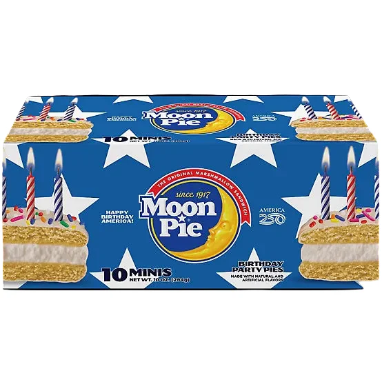 Bakery Fresh America's Birthday Vanilla minis 10 ct carton