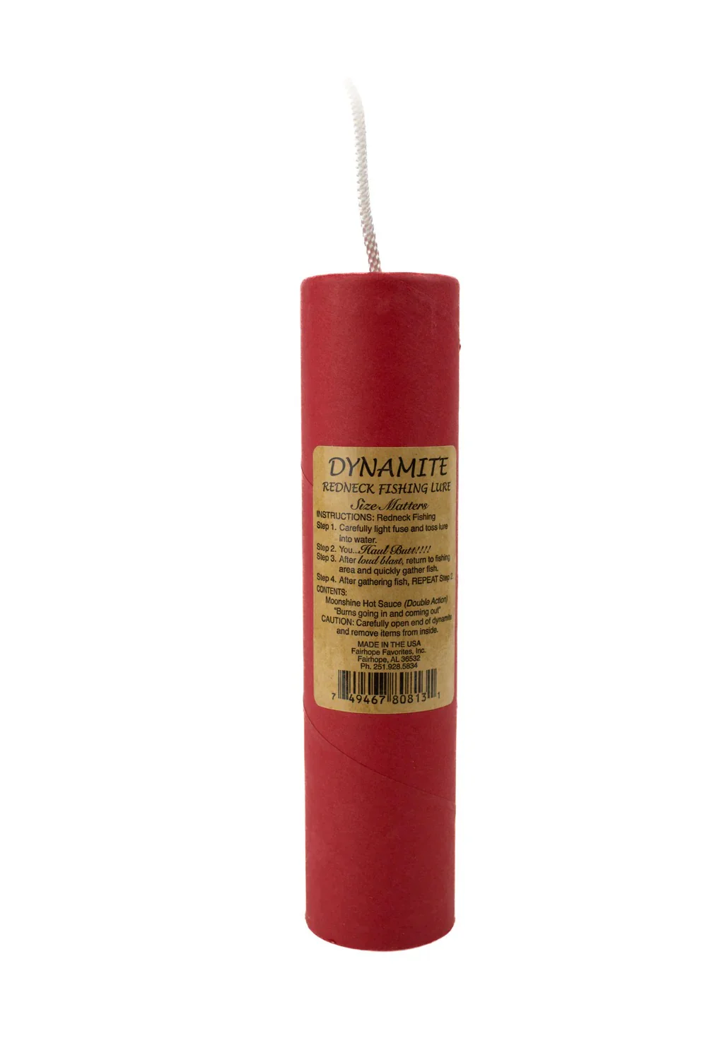 Dynamite Redneck Fishing Lure Hot Sauce