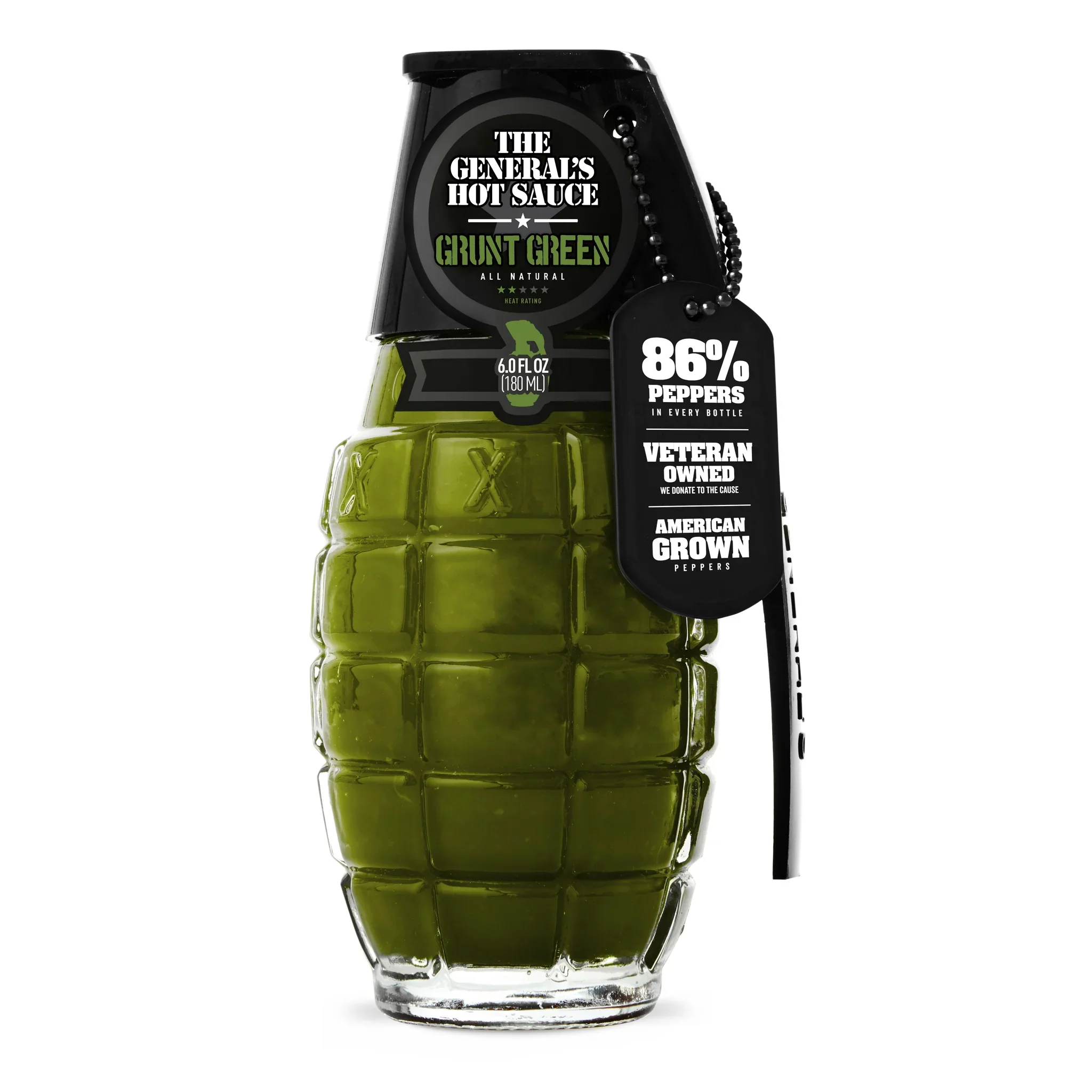 Generals Hot Sauce Grunt Green