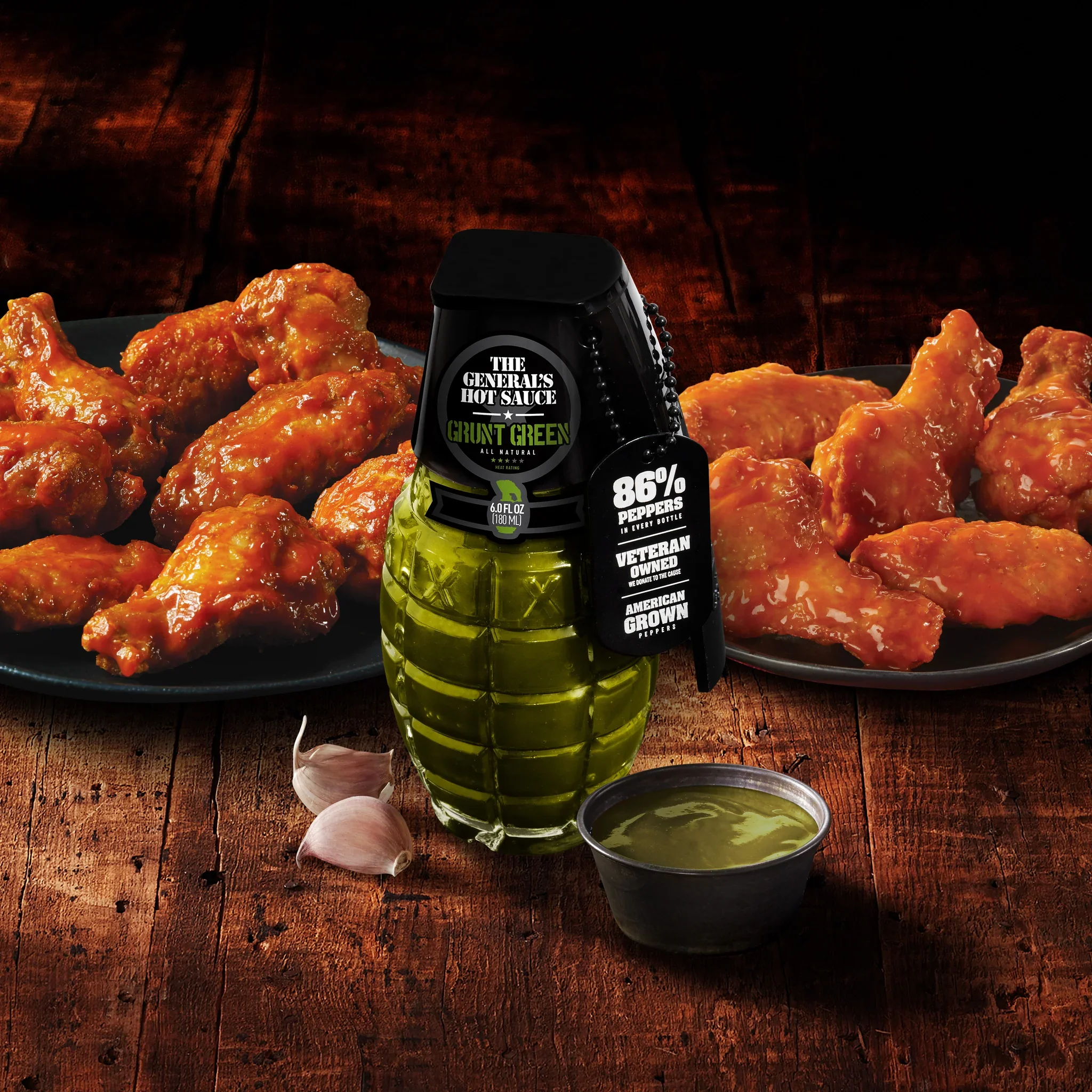 Generals Hot Sauce Grunt Green - Image 2