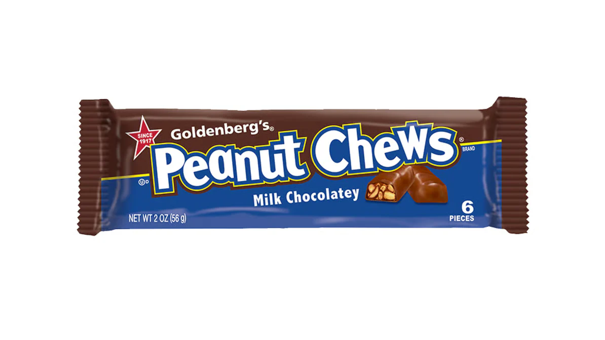 Goldenburg's Peanut Chews- Milk chocolatey