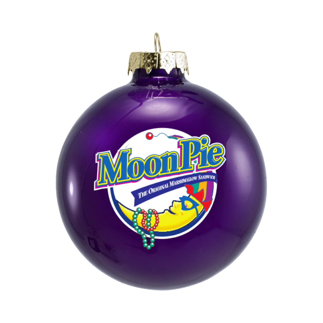 MP Glass Ornament - Mardi Gras
