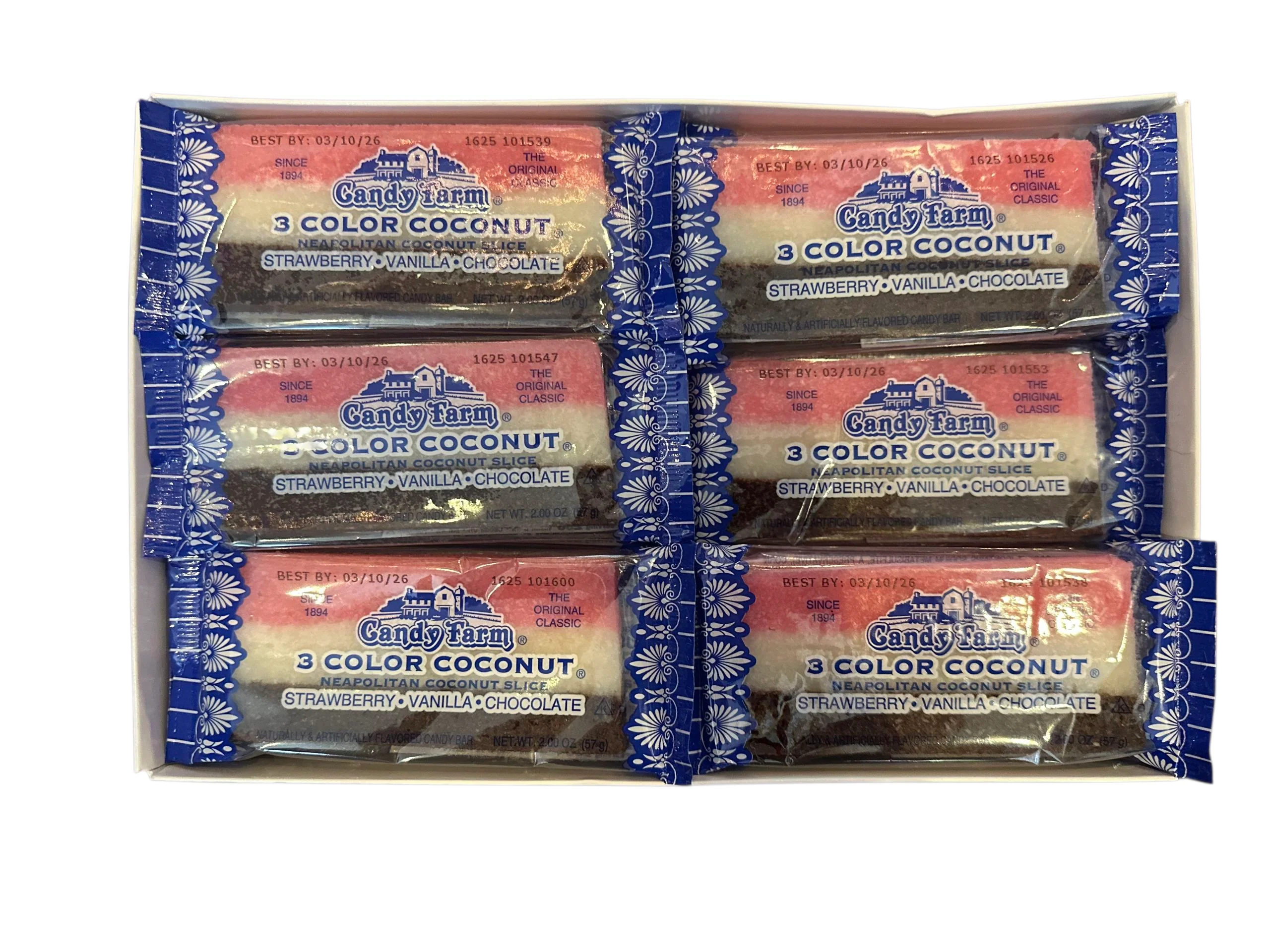 Neapolitan Coconut Candy - Image 2